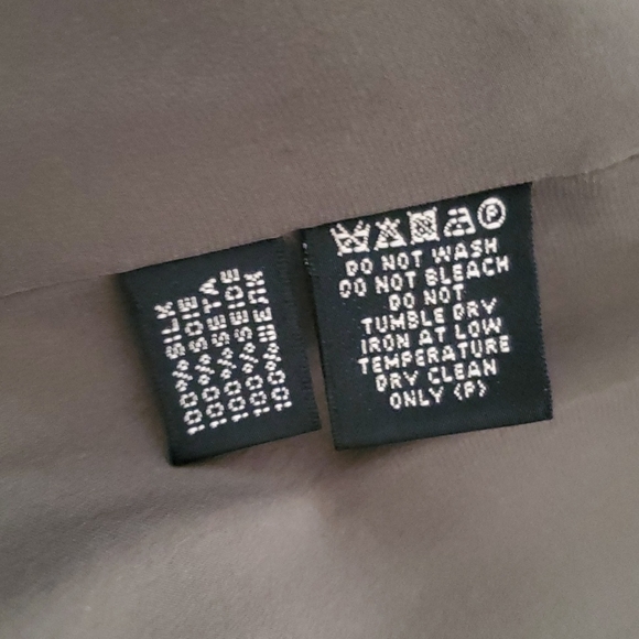 Ralph Lauren black label green silk shirt dress size 10 - Picture 7 of 9